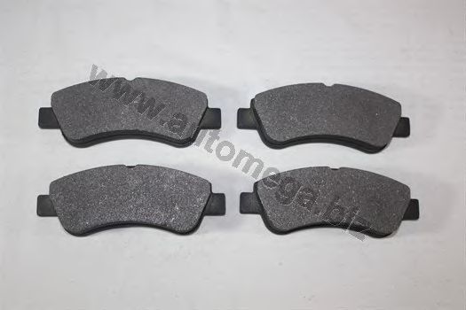 Комплект тормозных колодок, дисковый тормоз AUTOMEGA 304254086