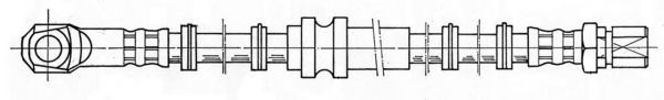 Тормозной шланг CEF 517042