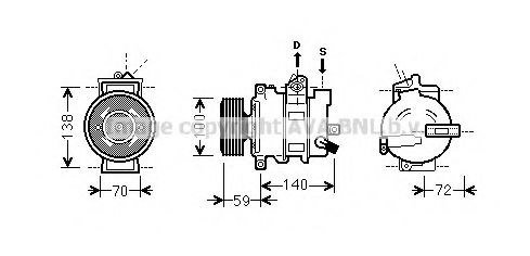 Компрессор, кондиционер HC-PARTS AC523