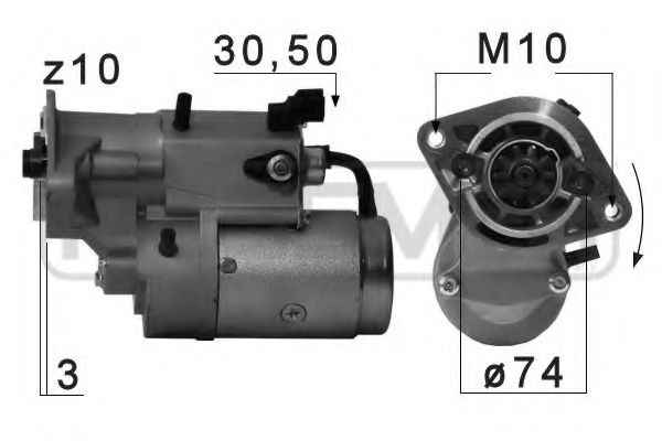 Стартер MESSMER 220703