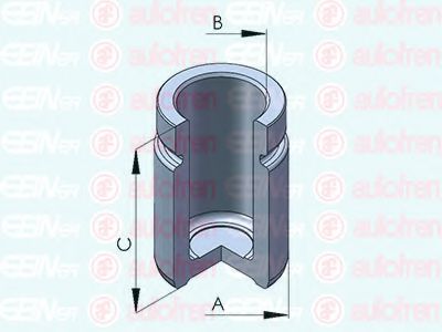 Поршень, корпус скобы тормоза AUTOFREN SEINSA D025332