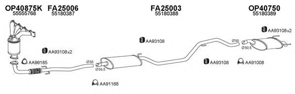 Система выпуска ОГ VENEPORTE 250372