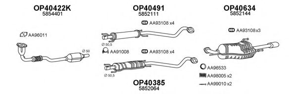 Система выпуска ОГ VENEPORTE 400078