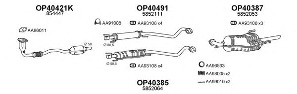 Система выпуска ОГ VENEPORTE 400232