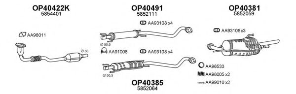 Система выпуска ОГ VENEPORTE 400473