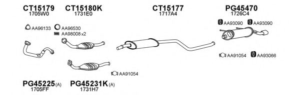 Система выпуска ОГ VENEPORTE 450206
