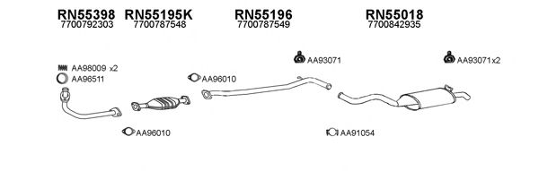 Система выпуска ОГ VENEPORTE 550227