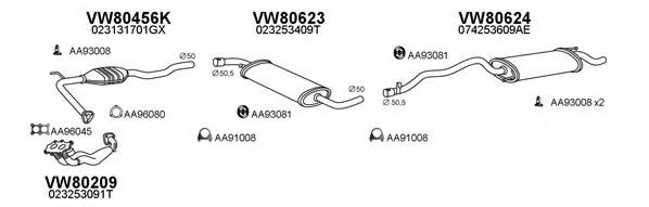 Система выпуска ОГ VENEPORTE 800645