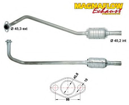 Катализатор MAGNAFLOW 85871