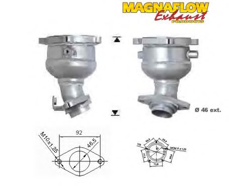 Катализатор MAGNAFLOW 85616