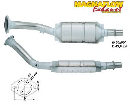 Катализатор MAGNAFLOW 80907