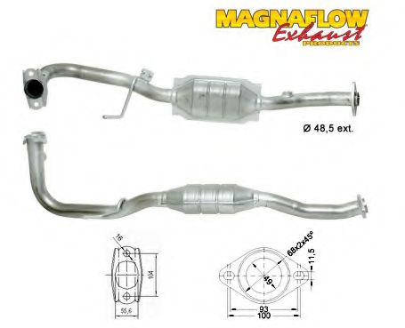 Катализатор MAGNAFLOW 78015