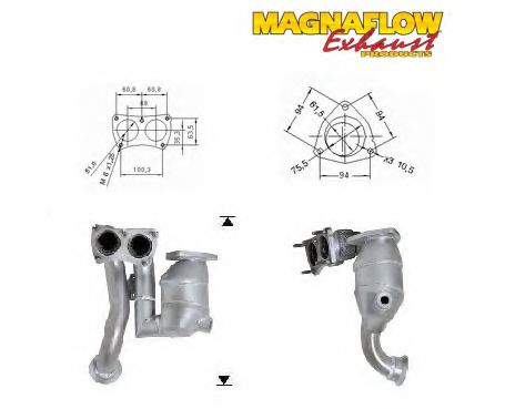 Катализатор MAGNAFLOW 70927