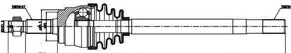 Приводной вал GSP 216012