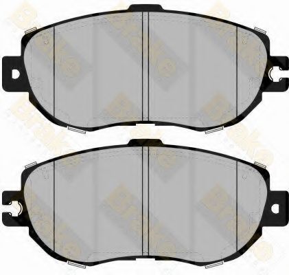 Комплект тормозных колодок, дисковый тормоз Brake ENGINEERING PA1359