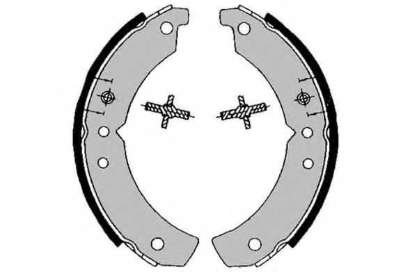 Комплект тормозных колодок RAICAM 2107
