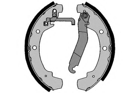 Комплект тормозных колодок RAICAM 2500