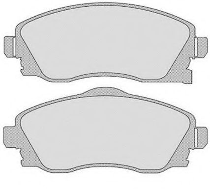 Комплект тормозных колодок, дисковый тормоз RAICAM 7120