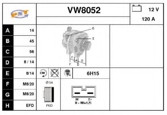 Генератор SNRA VW8052