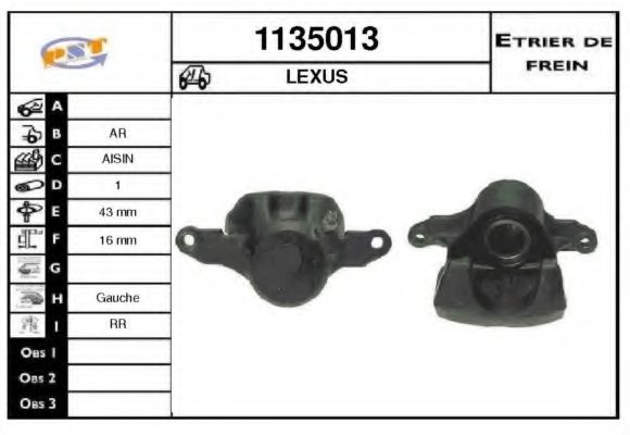 Тормозной суппорт BUDWEG CALIPER 342606