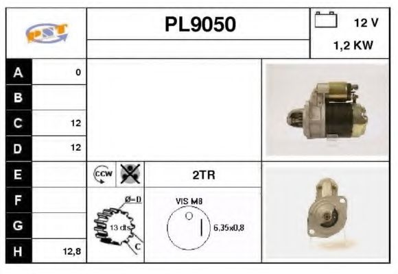 Стартер SNRA PL9050
