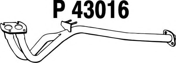 Труба выхлопного газа TEMOT 370031