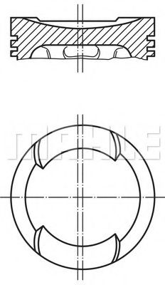 Поршень PERFECT CIRCLE 56 01588 0