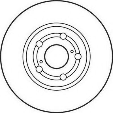 Тормозной диск LUCAS DF4046