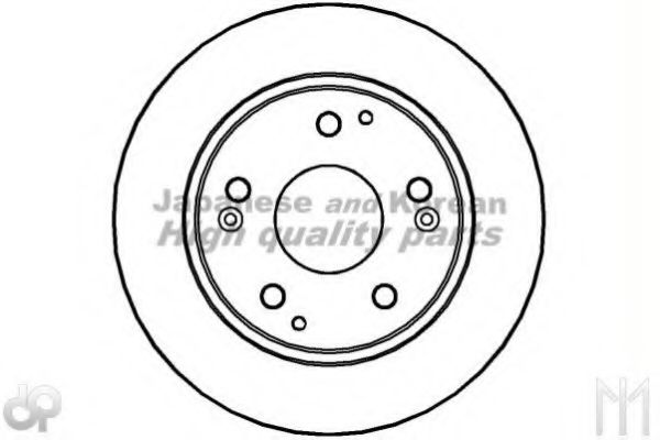 Тормозной диск ASHUKI 0993-1204