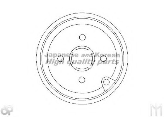 Тормозной барабан ASHUKI S015-05