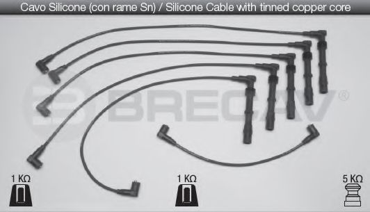 Комплект проводов зажигания FACET 48793