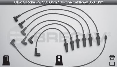 Комплект проводов зажигания BRECAV 07.523