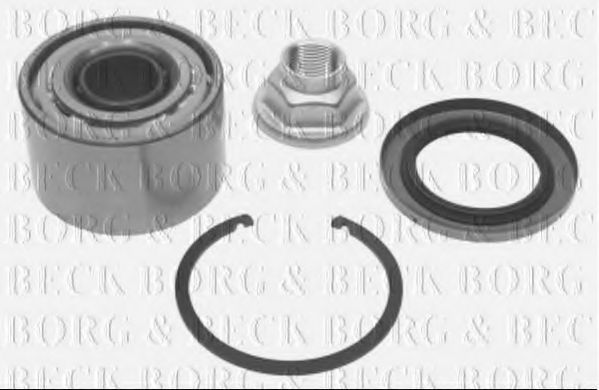 Комплект подшипника ступицы колеса BORG & BECK BWK1034