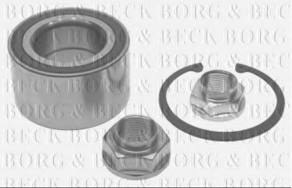 Комплект подшипника ступицы колеса BORG & BECK BWK1105