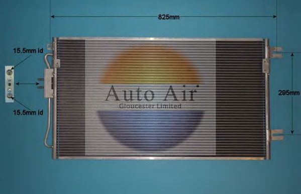 Конденсатор, кондиционер AUTO AIR GLOUCESTER 16-1999A