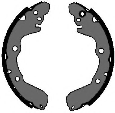 Комплект тормозных колодок VEMA 84655