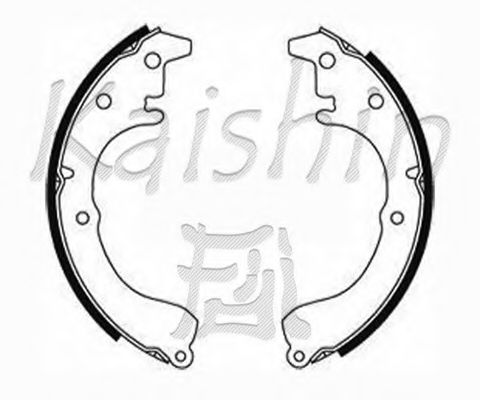 Комплект тормозных колодок KAISHIN K2203