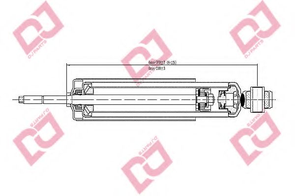 Амортизатор DJ PARTS DS1678GT