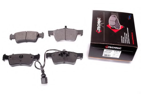 Комплект тормозных колодок, дисковый тормоз PROTECHNIC PRP1153