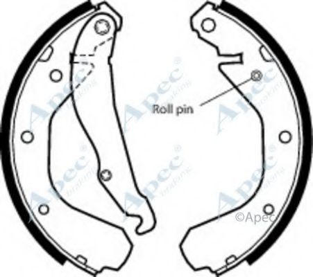 Тормозные колодки APEC braking SHU361