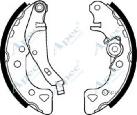 Тормозные колодки APEC braking SHU663