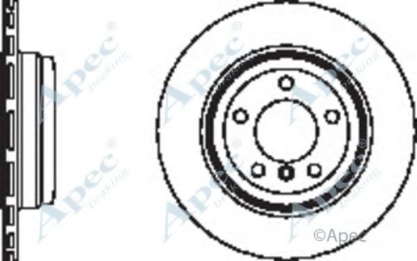 Тормозной диск APEC braking DSK2383