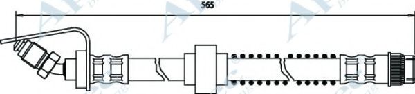 Тормозной шланг APEC braking HOS3260