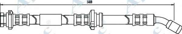 Тормозной шланг APEC braking HOS3284