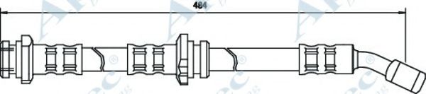 Тормозной шланг APEC braking HOS3348