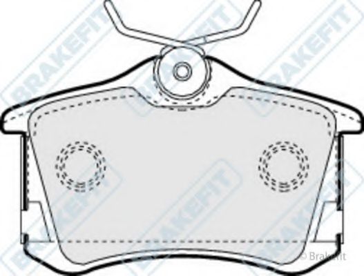 Комплект тормозных колодок, дисковый тормоз APEC braking PD3182