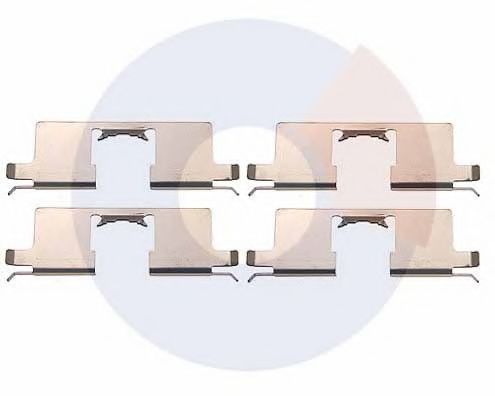 Комплектующие, колодки дискового тормоза OJD (QUICK BRAKE) 1745