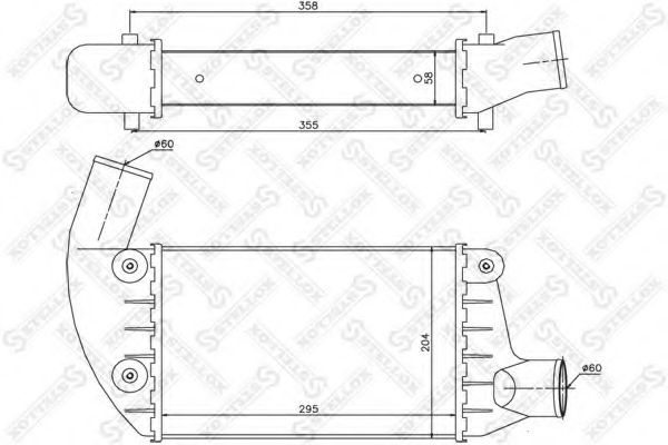 Интеркулер STELLOX 10-40004-SX