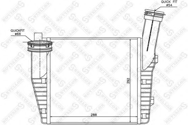 Интеркулер STELLOX 10-40079-SX