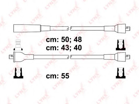 Комплект проводов зажигания LYNXauto SPC4605